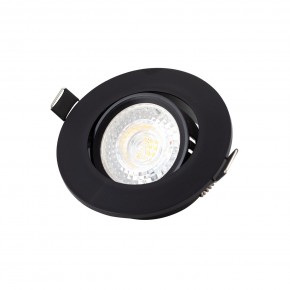 DK3020-BK Встраиваемый светильник, IP 20, 10 Вт, GU5.3, LED, черный, пластик в Карталах - kartaly.ok-mebel.com | фото 2