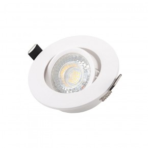 DK3020-WH Встраиваемый светильник, IP 20, 10 Вт, GU5.3, LED, белый, пластик в Карталах - kartaly.ok-mebel.com | фото 3