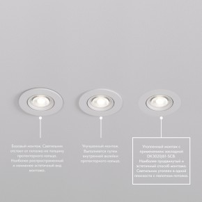 DK3020-WH Встраиваемый светильник, IP 20, 10 Вт, GU5.3, LED, белый, пластик в Карталах - kartaly.ok-mebel.com | фото 6