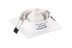 DK3021-WH Встраиваемый светильник, IP 20, 10 Вт, GU5.3, LED, белый, пластик в Карталах - kartaly.ok-mebel.com | фото 4