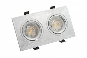 DK3022-CM Встраиваемый светильник, IP 20, 10 Вт, GU5.3, LED, серый, пластик в Карталах - kartaly.ok-mebel.com | фото 3