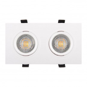 DK3022-WH Встраиваемый светильник, IP 20, 10 Вт, GU5.3, LED, белый, пластик в Карталах - kartaly.ok-mebel.com | фото 2
