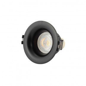 DK3024-BK Встраиваемый светильник, IP 20, 10 Вт, GU5.3, LED, черный, пластик в Карталах - kartaly.ok-mebel.com | фото