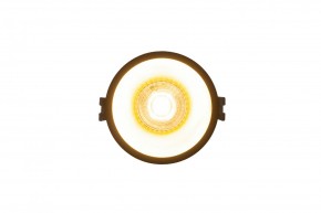 DK3026-BG Встраиваемый светильник, IP 20, 10 Вт, GU5.3, LED, черный/золотой, пластик в Карталах - kartaly.ok-mebel.com | фото 2