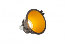 DK3026-BG Встраиваемый светильник, IP 20, 10 Вт, GU5.3, LED, черный/золотой, пластик в Карталах - kartaly.ok-mebel.com | фото 3
