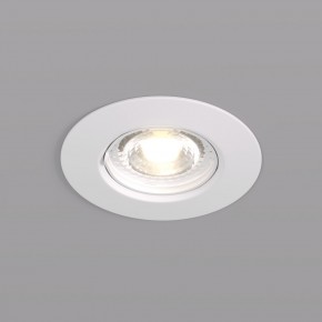 DK3028-WH Встраиваемый светильник, IP 20, 10 Вт, GU5.3, LED, белый, пластик в Карталах - kartaly.ok-mebel.com | фото