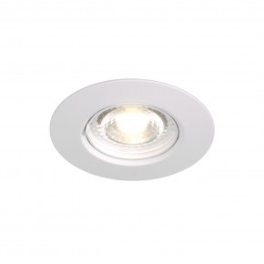 DK3028-WH Встраиваемый светильник, IP 20, 10 Вт, GU5.3, LED, белый, пластик в Карталах - kartaly.ok-mebel.com | фото 5