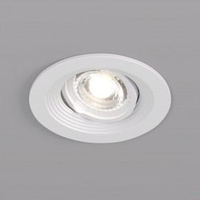 DK3029-WH Встраиваемый светильник, IP 20, 10 Вт, GU5.3, LED, белый, пластик в Карталах - kartaly.ok-mebel.com | фото