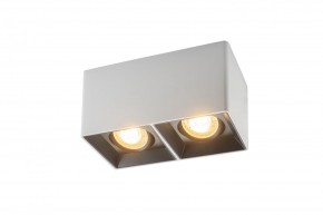 DK3035-WB Светильник накладной IP 20, 10 Вт, GU5.3, LED, белый/черный, пластик в Карталах - kartaly.ok-mebel.com | фото