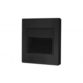 DK3050-BK Светильник встраиваемый в стену, IP 20, LED 3000, 1 Вт, черный пластик в Карталах - kartaly.ok-mebel.com | фото