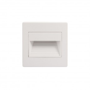 DK3050-WH Светильник встраиваемый в стену, IP 20, LED 3000, 1 Вт, белый, пластик в Карталах - kartaly.ok-mebel.com | фото 3