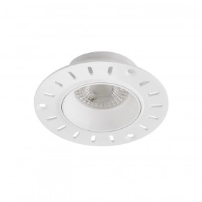 DK3055-WH Встраиваемый светильник, IP 20, 10 Вт, GU5.3, LED, белый, пластик в Карталах - kartaly.ok-mebel.com | фото