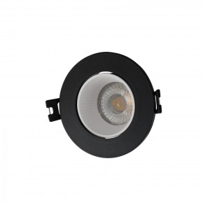 DK3061-BK+WH Встраиваемый светильник, IP 20, 10 Вт, GU5.3, LED, черный/белый, пластик в Карталах - kartaly.ok-mebel.com | фото