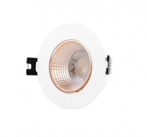 DK3061-WBR Встраиваемый светильник, IP 20, 10 Вт, GU5.3, LED, белый/бронзовый, пластик в Карталах - kartaly.ok-mebel.com | фото