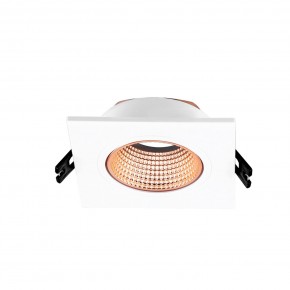 DK3071-WBR Встраиваемый светильник, IP 20, 10 Вт, GU5.3, LED, белый/бронзовый, пластик в Карталах - kartaly.ok-mebel.com | фото 3