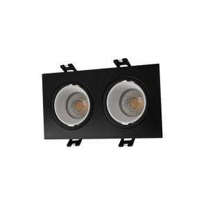 DK3072-BK+WH Встраиваемый светильник, IP 20, 10 Вт, GU5.3, LED, черный/белый, пластик в Карталах - kartaly.ok-mebel.com | фото