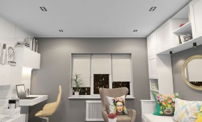 DK3072-BK+WH Встраиваемый светильник, IP 20, 10 Вт, GU5.3, LED, черный/белый, пластик в Карталах - kartaly.ok-mebel.com | фото 2