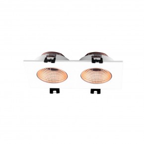 DK3072-WBR Встраиваемый светильник, IP 20, 10 Вт, GU5.3, LED, белый/бронзовый, пластик в Карталах - kartaly.ok-mebel.com | фото 2