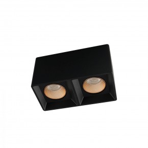 DK3085-BK+BR Светильник накладной IP 20, 10 Вт, GU5.3, LED, черный/бронзовый, пластик в Карталах - kartaly.ok-mebel.com | фото