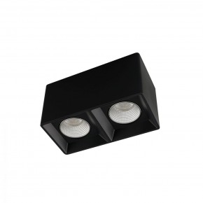 DK3085-BK+CH Светильник накладной IP 20, 10 Вт, GU5.3, LED, черный/хром, пластик в Карталах - kartaly.ok-mebel.com | фото