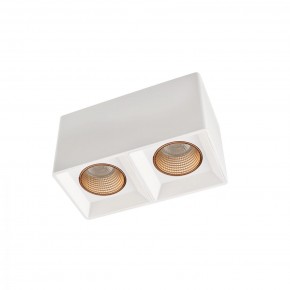 DK3085-WH+BR Светильник накладной IP 20, 10 Вт, GU5.3, LED, белый/бронзовый, пластик в Карталах - kartaly.ok-mebel.com | фото