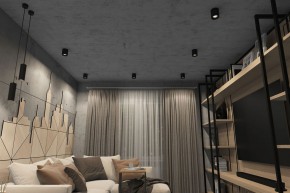DK3090-BK+CH Светильник накладной IP 20, 10 Вт, GU5.3, LED, черный/хром, пластик в Карталах - kartaly.ok-mebel.com | фото 2