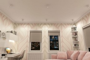 DK3090-WH+CH Светильник накладной IP 20, 10 Вт, GU5.3, LED, белый/хром, пластик в Карталах - kartaly.ok-mebel.com | фото 2