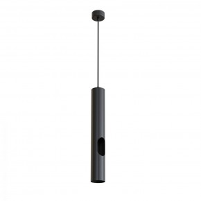 DK4045-BK Подвесной светильник, с декоративным вырезом, IP 20, до 15 Вт, LED, GU10, черный, алюминий в Карталах - kartaly.ok-mebel.com | фото
