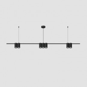 DK4063-BK Подвесной светильник ORBIT, IP20, 7xGU10 LED до 15 Вт, черный матовый, алюминий в Карталах - kartaly.ok-mebel.com | фото 2