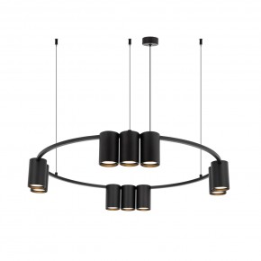 DK4065-BK Подвесной светильник ORBIT, IP20, 10xGU10 LED до 15 Вт, черный матовый, алюминий в Карталах - kartaly.ok-mebel.com | фото 3