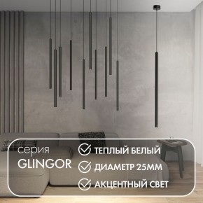DK4303-BK Подвесной светильник со встроенным светодиодом, 5W, IP 20, 3000K, черный, алюминий в Карталах - kartaly.ok-mebel.com | фото 2