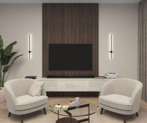 DK5012-BK Бра 800 мм, 3000К, IP20, 7 Вт, черный, алюминий в Карталах - kartaly.ok-mebel.com | фото 5