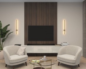 DK5012-SG Бра 800 мм, 3000К, IP20,7 Вт, матовое золото в Карталах - kartaly.ok-mebel.com | фото 5
