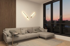 DK5012-SG Бра 800 мм, 3000К, IP20,7 Вт, матовое золото в Карталах - kartaly.ok-mebel.com | фото 7