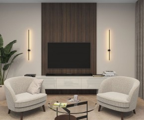 DK5014-BK Бра 1000 мм, 3000К, IP20, 12 Вт, черный, алюминий в Карталах - kartaly.ok-mebel.com | фото 5