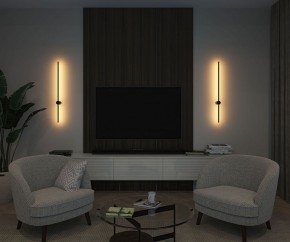 DK5014-BK Бра 1000 мм, 3000К, IP20, 12 Вт, черный, алюминий в Карталах - kartaly.ok-mebel.com | фото 6