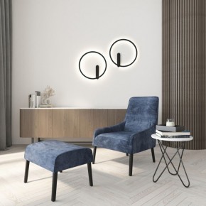 DK5035-BK Бра ROUND со светодиодом, IP20, 24W, 3000/4000/6500K, черный, алюминий в Карталах - kartaly.ok-mebel.com | фото 8
