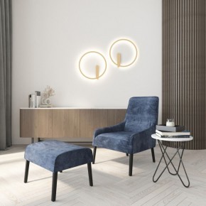 DK5035-SG Бра ROUND со светодиодом, IP20, 24W, 3000/4000/6500K, матовое золото, алюминий в Карталах - kartaly.ok-mebel.com | фото 7