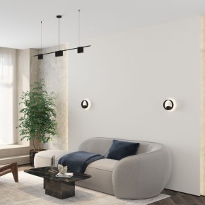 DK5060-BK Бра ORBIT, IP20, 3000К, LED, 10 Вт, черный матовый, алюминий в Карталах - kartaly.ok-mebel.com | фото 5