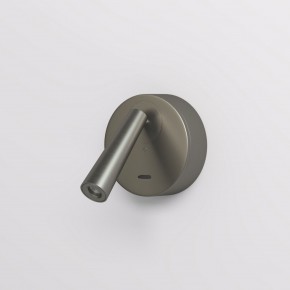 DK5072-DN Бра SHINE WALL со светодиодом, D104*H68, IP20, 3000К, 3W, RA?90, темный никель, алюминий в Карталах - kartaly.ok-mebel.com | фото 2