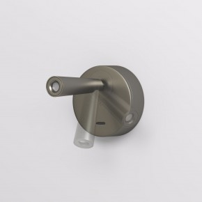 DK5072-DN Бра SHINE WALL со светодиодом, D104*H68, IP20, 3000К, 3W, RA?90, темный никель, алюминий в Карталах - kartaly.ok-mebel.com | фото 3