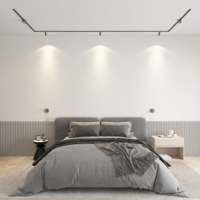 DK5072-DN Бра SHINE WALL со светодиодом, D104*H68, IP20, 3000К, 3W, RA?90, темный никель, алюминий в Карталах - kartaly.ok-mebel.com | фото 4