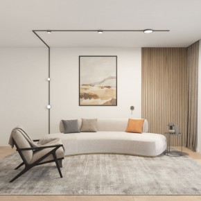 DK5072-DN Бра SHINE WALL со светодиодом, D104*H68, IP20, 3000К, 3W, RA?90, темный никель, алюминий в Карталах - kartaly.ok-mebel.com | фото 5