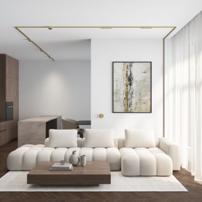DK5072-SB Бра SHINE WALL со светодиодом, D104*H68, IP20, 3000К, 3W, RA?90, сатинированная латунь, алюминий в Карталах - kartaly.ok-mebel.com | фото 6