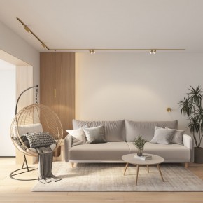 DK5072-SB Бра SHINE WALL со светодиодом, D104*H68, IP20, 3000К, 3W, RA?90, сатинированная латунь, алюминий в Карталах - kartaly.ok-mebel.com | фото 8