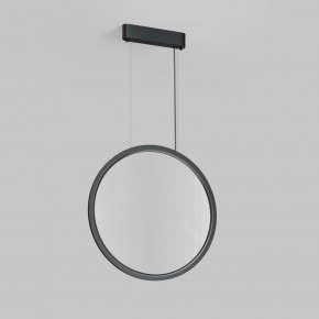 DK6606-BK Подвесной вертикальный светильник Veil со светодиодом H1700 d600 220V 48W 3000-6000K IP20 черный алюминий в Карталах - kartaly.ok-mebel.com | фото 4