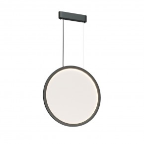 DK6606-BK Подвесной вертикальный светильник Veil со светодиодом H1700 d600 220V 48W 3000-6000K IP20 черный алюминий в Карталах - kartaly.ok-mebel.com | фото 5