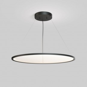 DK6620-BK Подвесной горизонтальный светильник Veil со светодиодом H900 d1000 220V 82W 3000-6000K IP20 черный алюминий в Карталах - kartaly.ok-mebel.com | фото