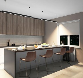 DK9124-BK Линейный светильник 30W 1250mm 4000K, черный в Карталах - kartaly.ok-mebel.com | фото 4