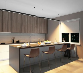 DK9153-BK Линейный светильник 42W 1500mm 3000K, черный в Карталах - kartaly.ok-mebel.com | фото 7